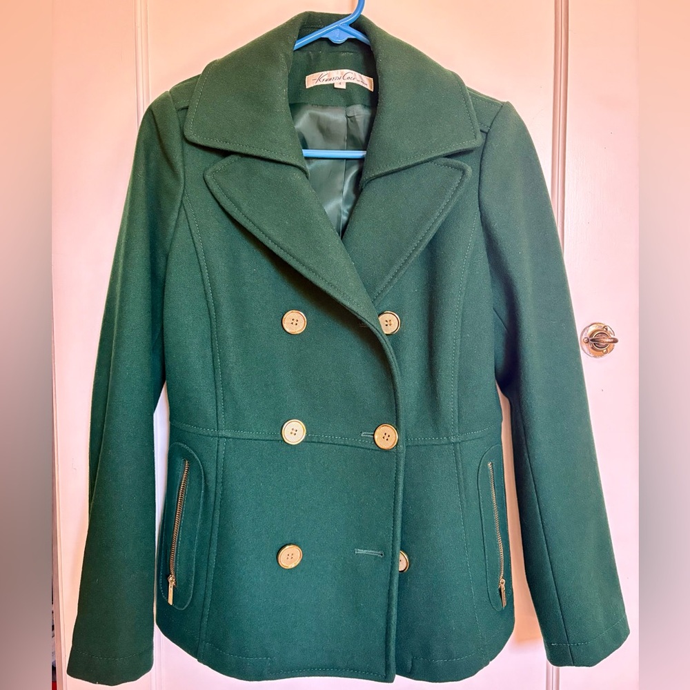 Kenneth Cole Double-Breasted Women's Peacoat